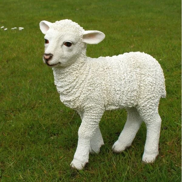 ESSCHERT DESIGN Lam Beeld - H 30 Cm 3 ESSCHERT DESIGN Lam Beeld - H 30 Cm