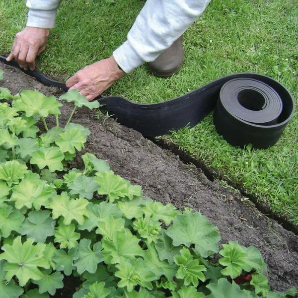 Gazonafboording ECO Rubber - 15 M × 10 Cm 3 Gazonafboording ECO Rubber - 15 M × 10 Cm