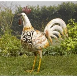 Haan Met Verlichting Op Zonne-energie -Buitentuinwinkel haan in metaal solar 1484061551 2 600