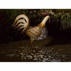 Haan Met Verlichting Op Zonne-energie -Buitentuinwinkel haan in metaal solar 1484061551 3 600