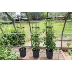 Tomatentoren 150 Cm Met Bewateringssysteem - Grijs -Buitentuinwinkel klimplantentoren met bewateringssysteem 1519073384 5 600