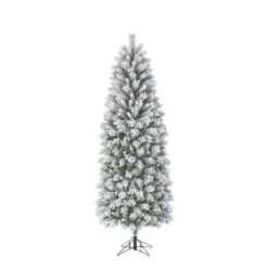 Kunststof Kerstboom Chandler Slim Frosted Black Box - 215 Cm -Buitentuinwinkel kunststof kerstboom slim frosted 215 cm 1662381900 4 600