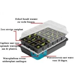Kweekset Met Autobewatering - 24 Cellen 7 Kweekset Met Autobewatering - 24 Cellen -Buitentuinwinkel kweekset 24 cellen autobewatering 1490204350 1 600