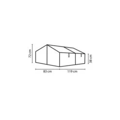 Buitentuinwinkel -Buitentuinwinkel miniserre gaia jumbo gehard glas 1660739251 2 600