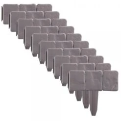 Tuinafboording Kunststof Steenlook Grijs - 240 Cm -Buitentuinwinkel tuinafboording steengrijs 240 cm 1484057391 1 600