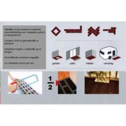 Tuinpadplaten - Grondplaten Bruin - Set Van 8 Stuks -Buitentuinwinkel tuinpadplaten grondplaten bruin 1484056887 5 600